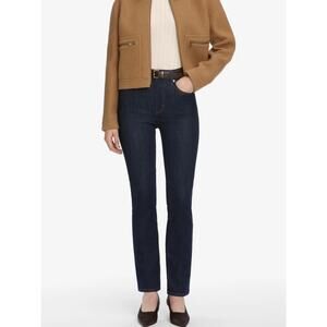 Frame Women's The Pencil Jean Rinse Blue 30 Stretch Straight Fit